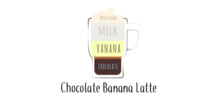 초코 바나나 라떼 [Chocolate banana latte]